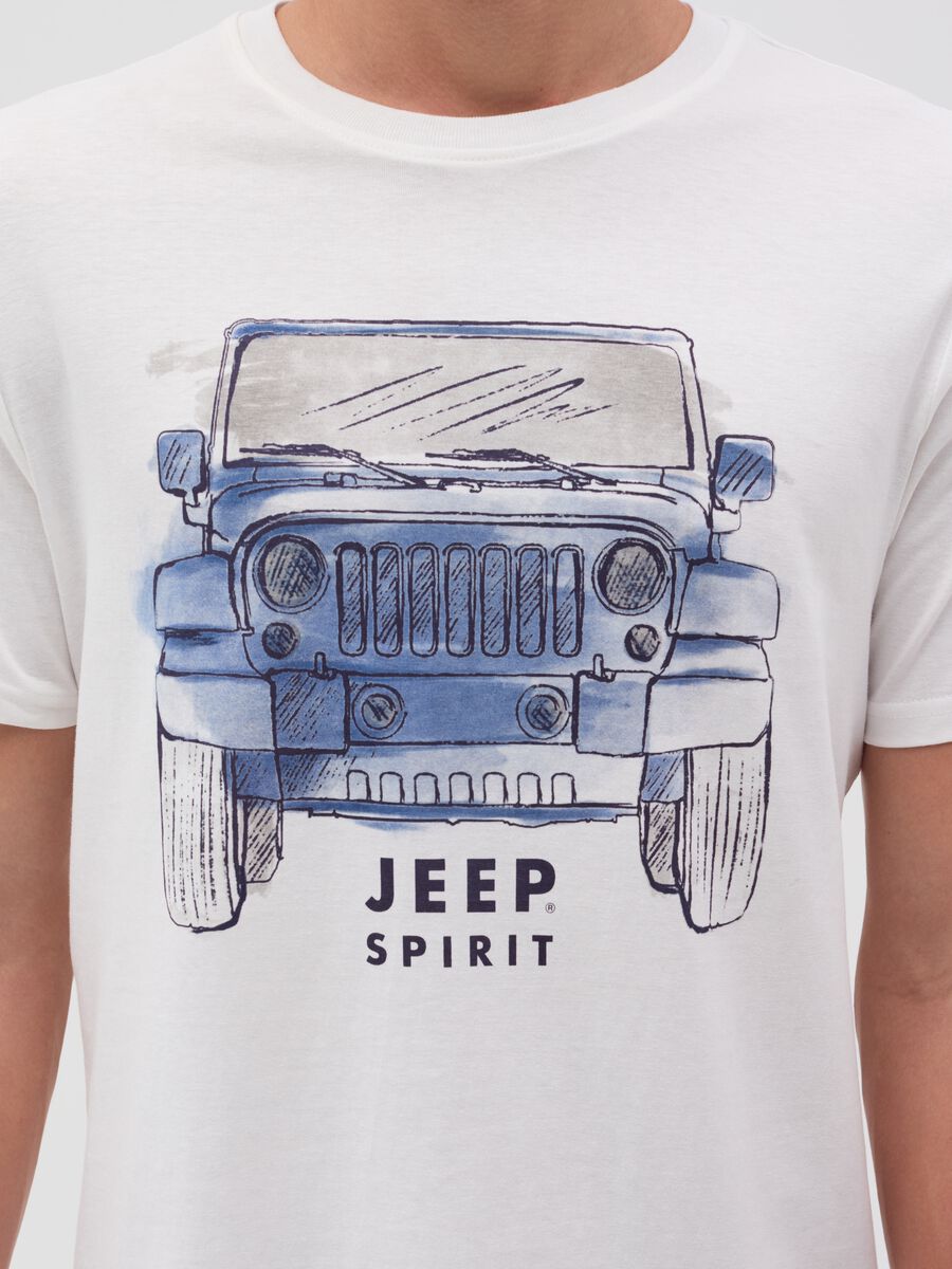 T-shirt in cotone stampa Jeep Spirit_2