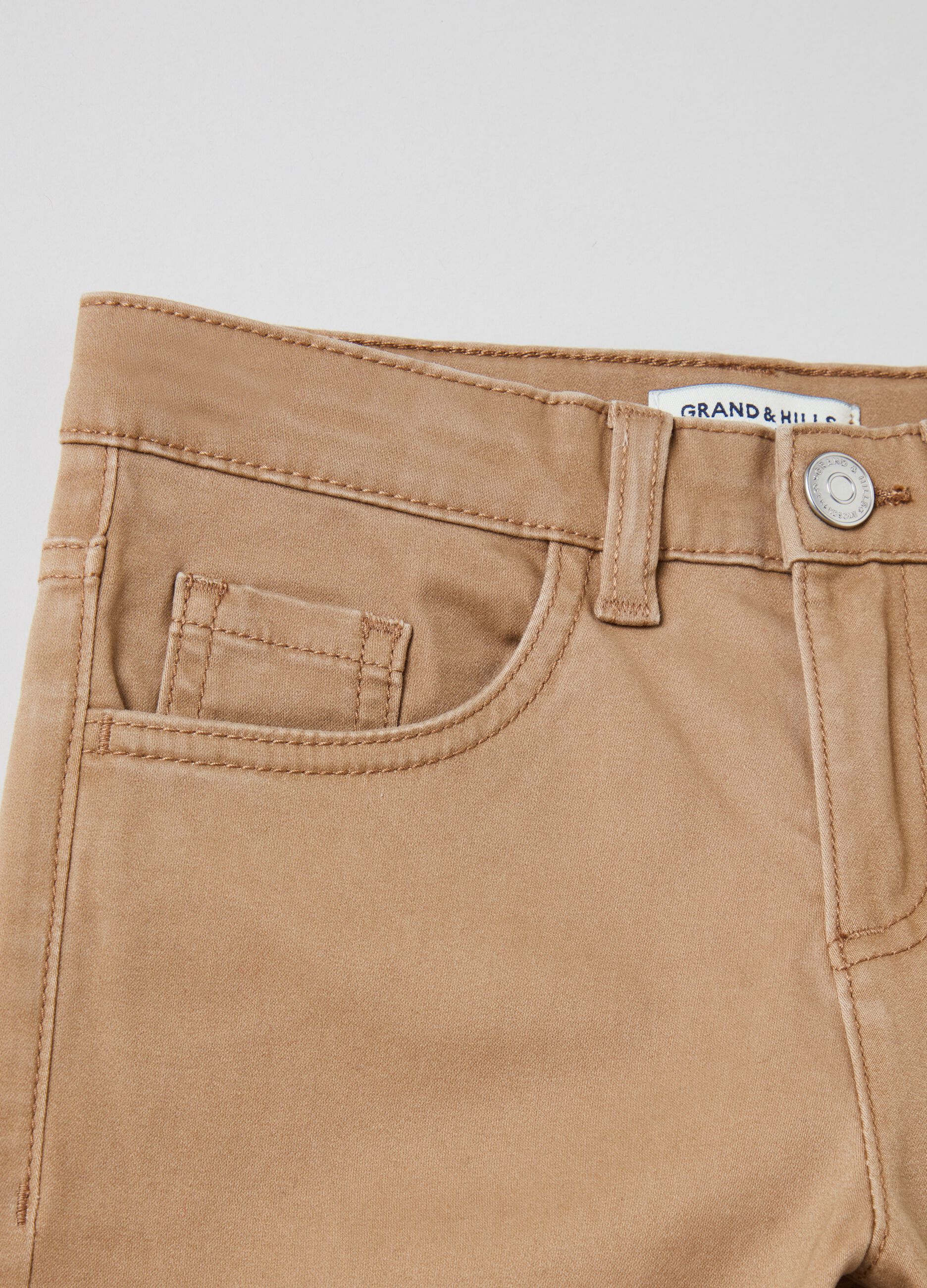 5-pocket slim fit trousers