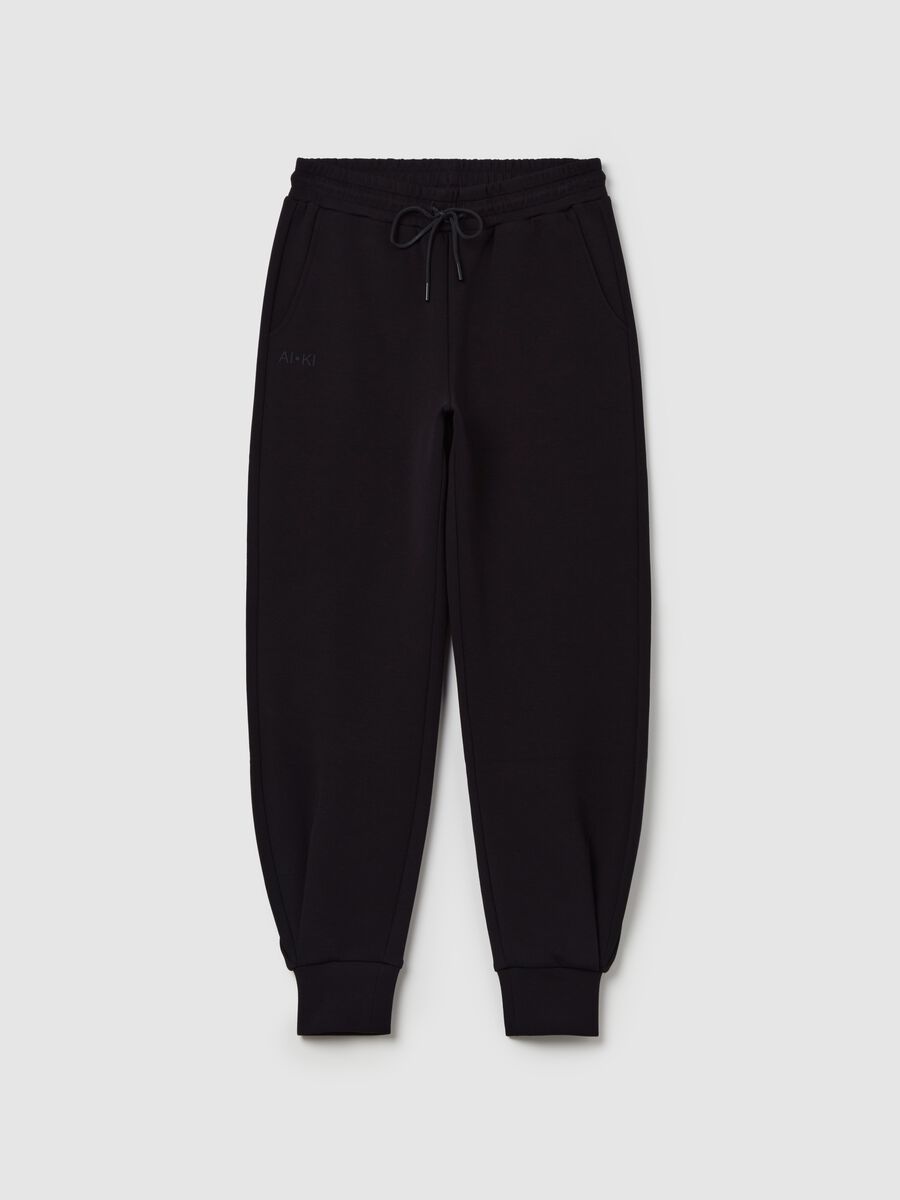 AI•KI fleece joggers_4