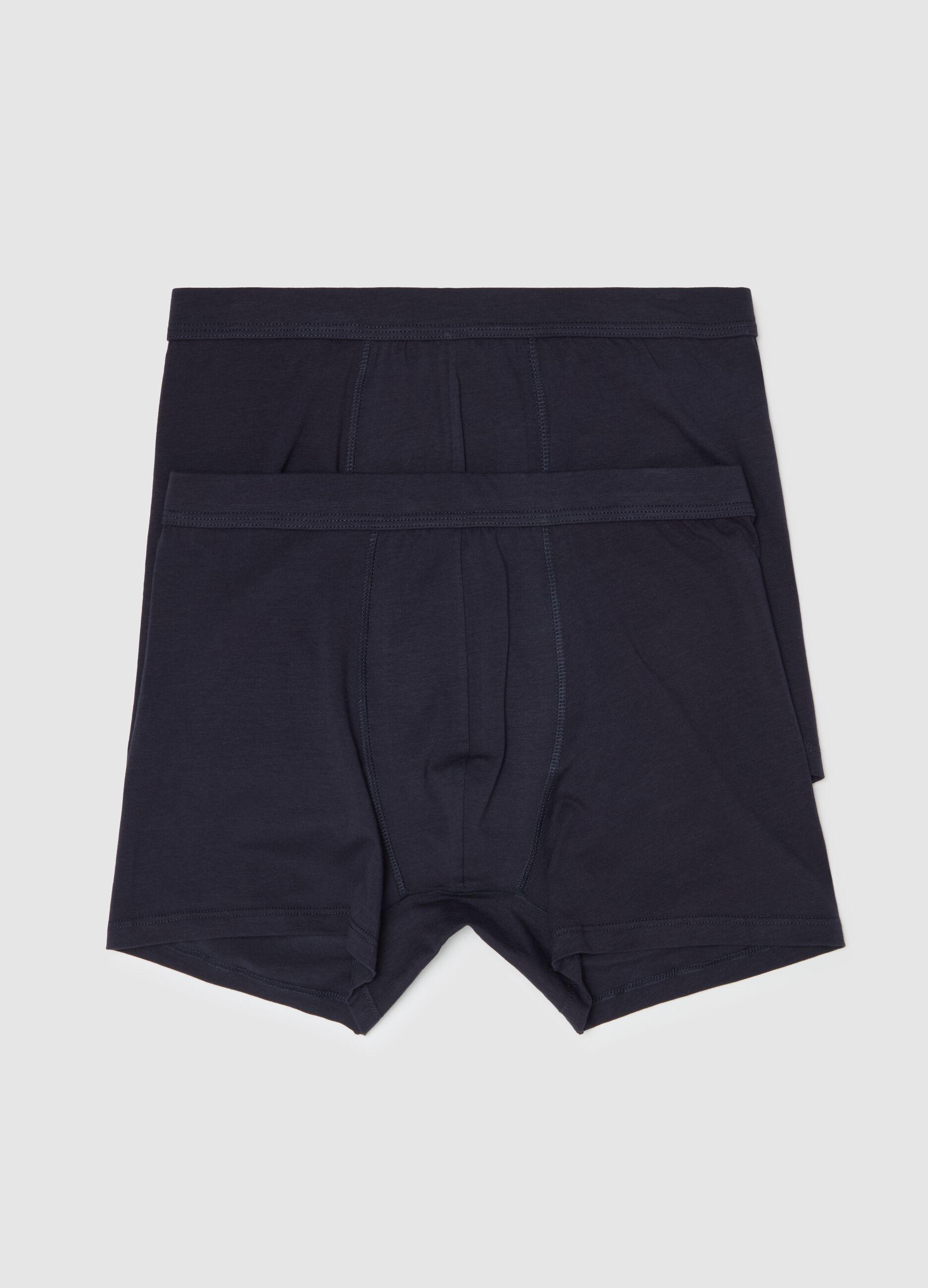 Bipack boxer midi in cotone Supima stretch