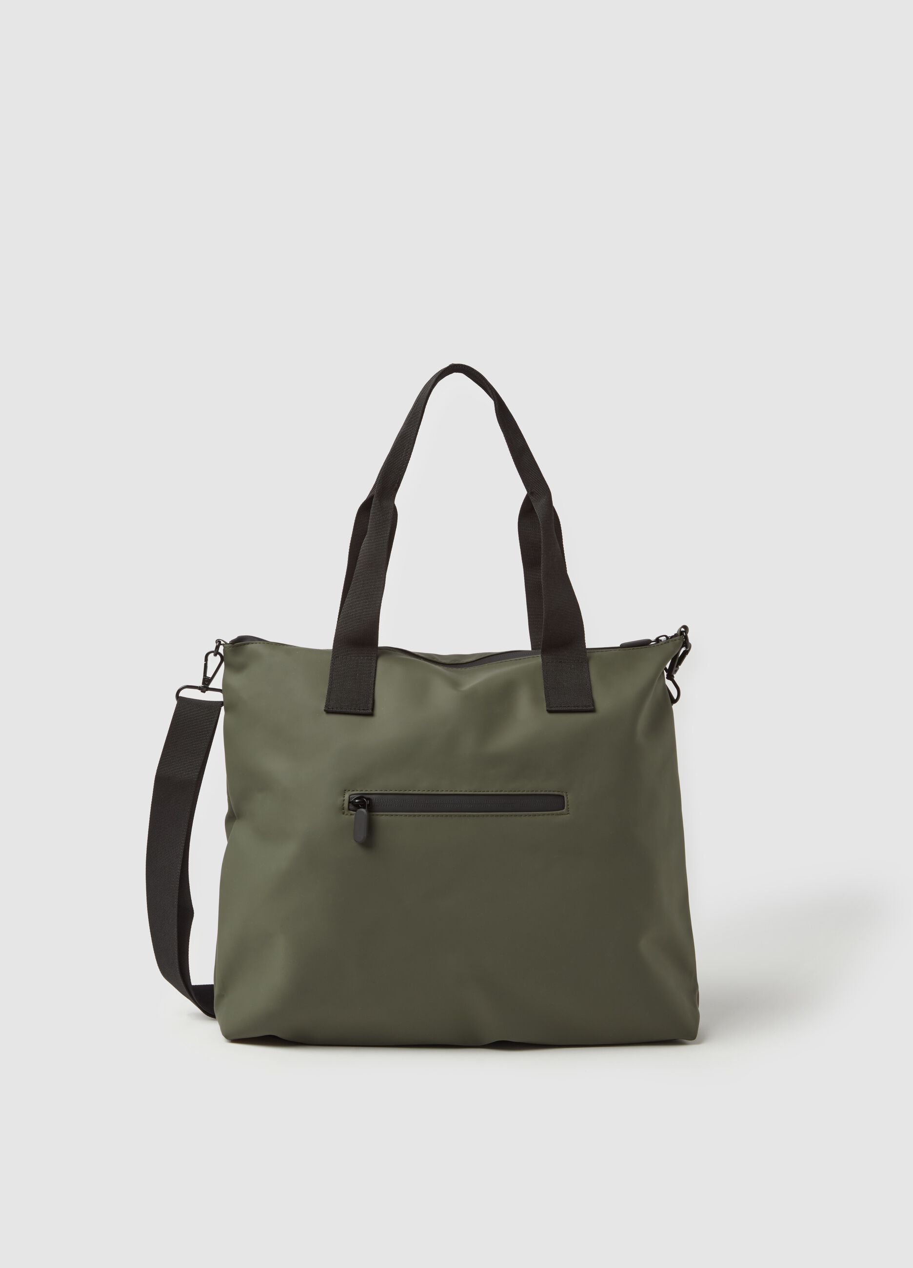 Borsa shopper impermeabile con tracolla