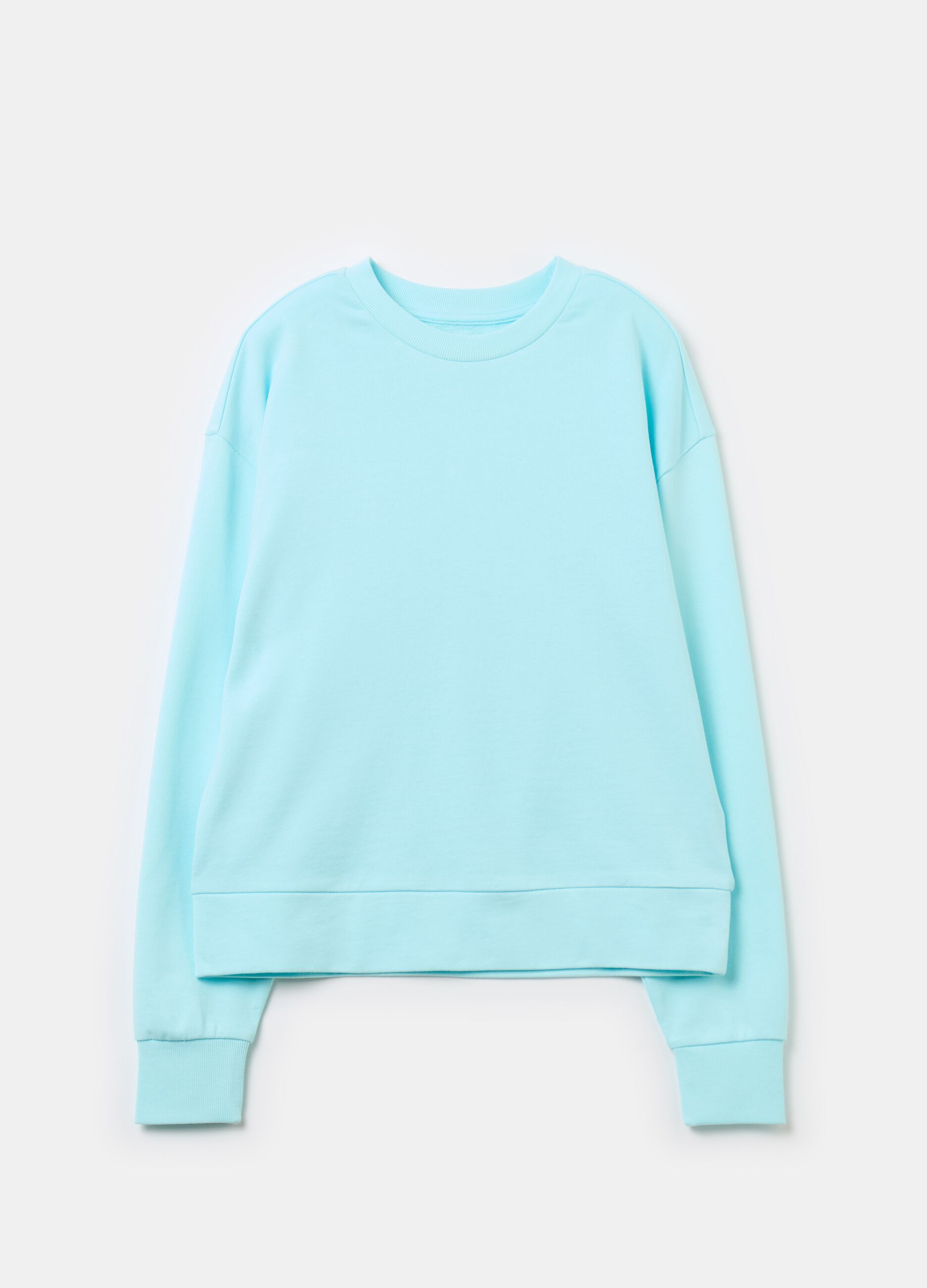 Sweatshirt with round neck