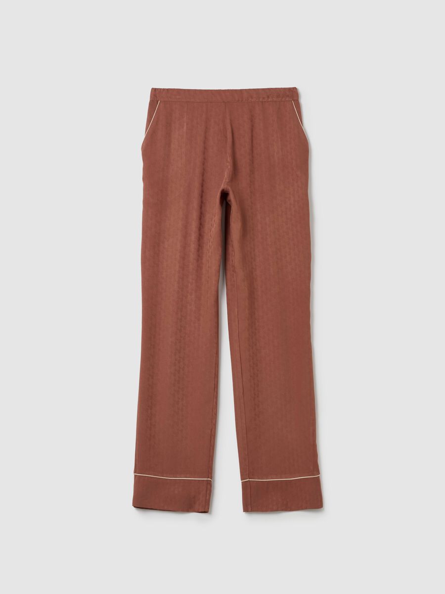 Pyjama trousers with contrasting piping_4