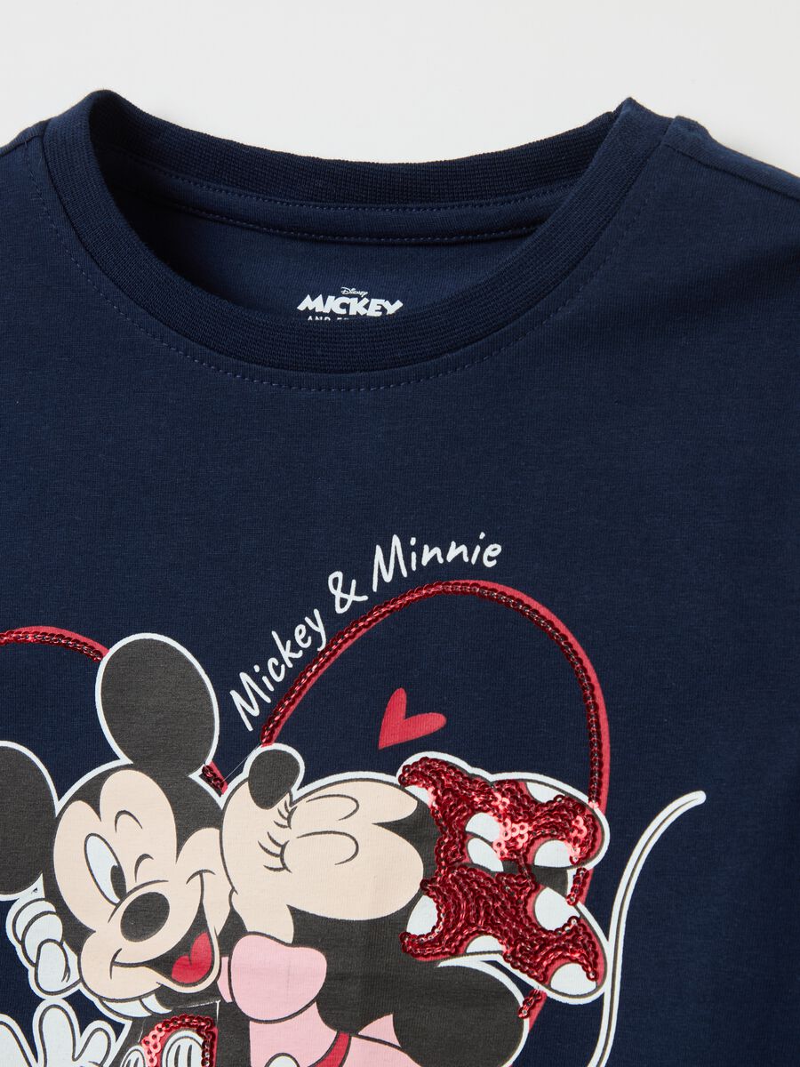 T-shirt with Disney Minnie and Mickey Mouse print_2