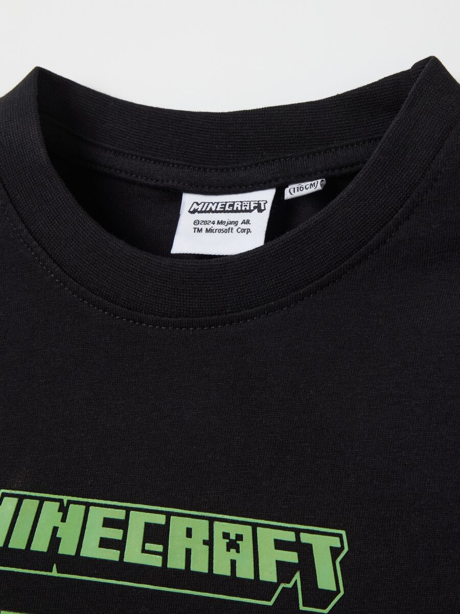 Cotton T-shirt with Minecraft print_2