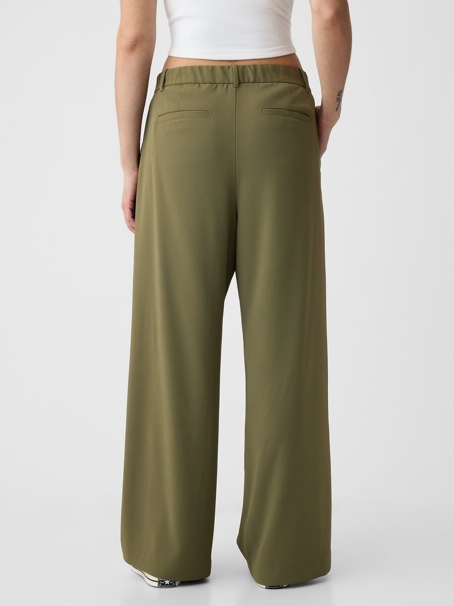 Wide-leg trousers with high waist and darts_4