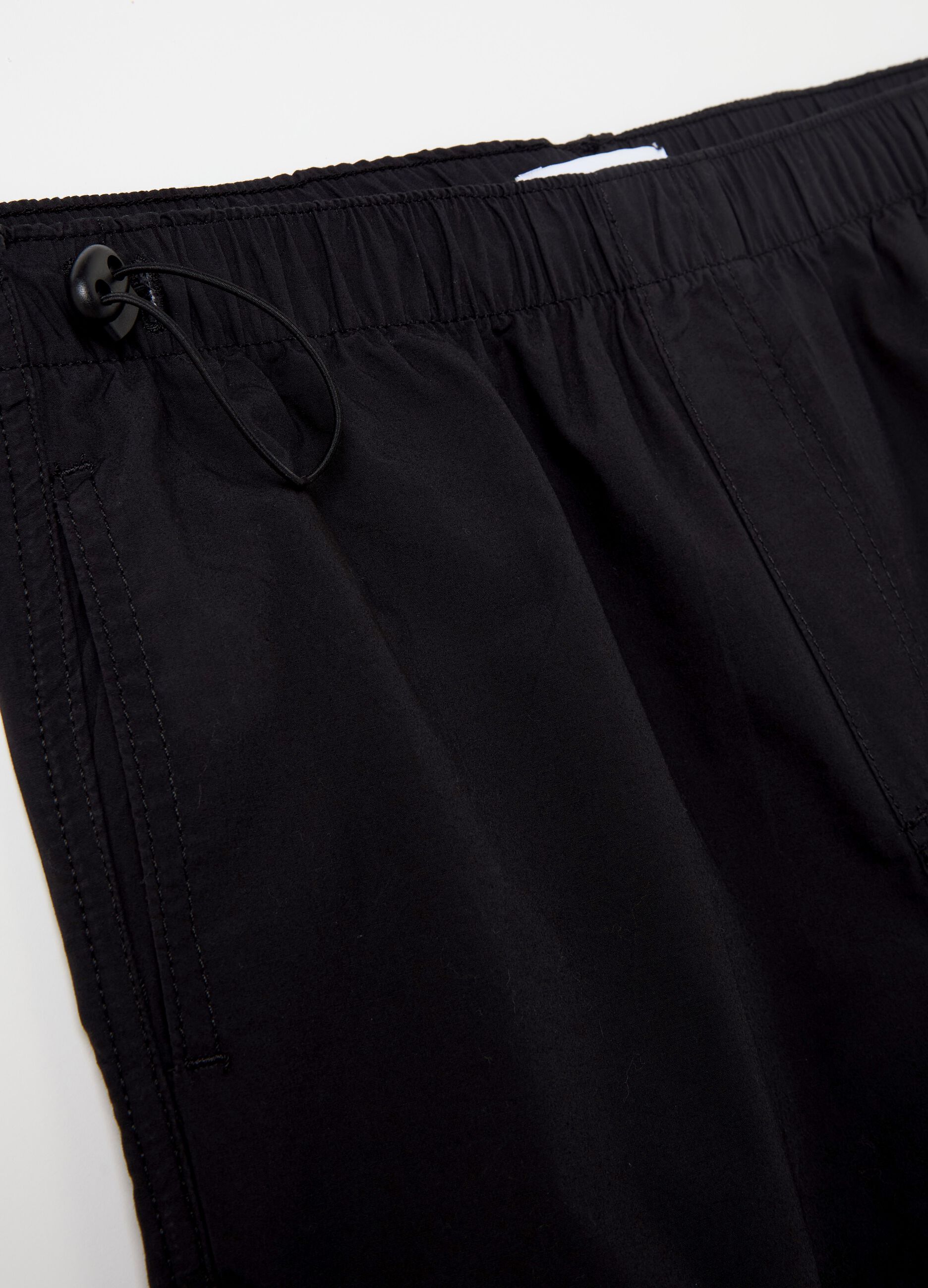 Cotton parachute trousers