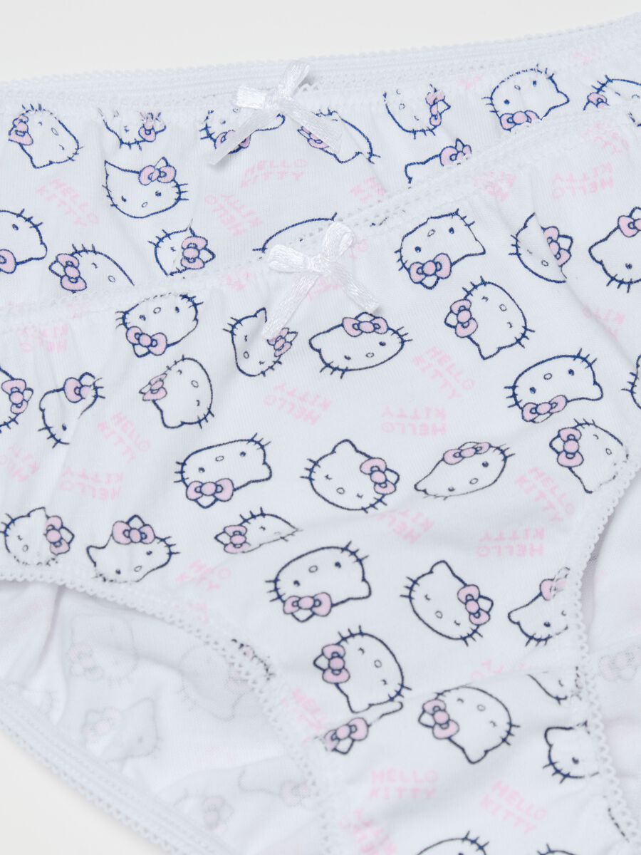 Set cinque slip in cotone bio stampa Hello Kitty_2