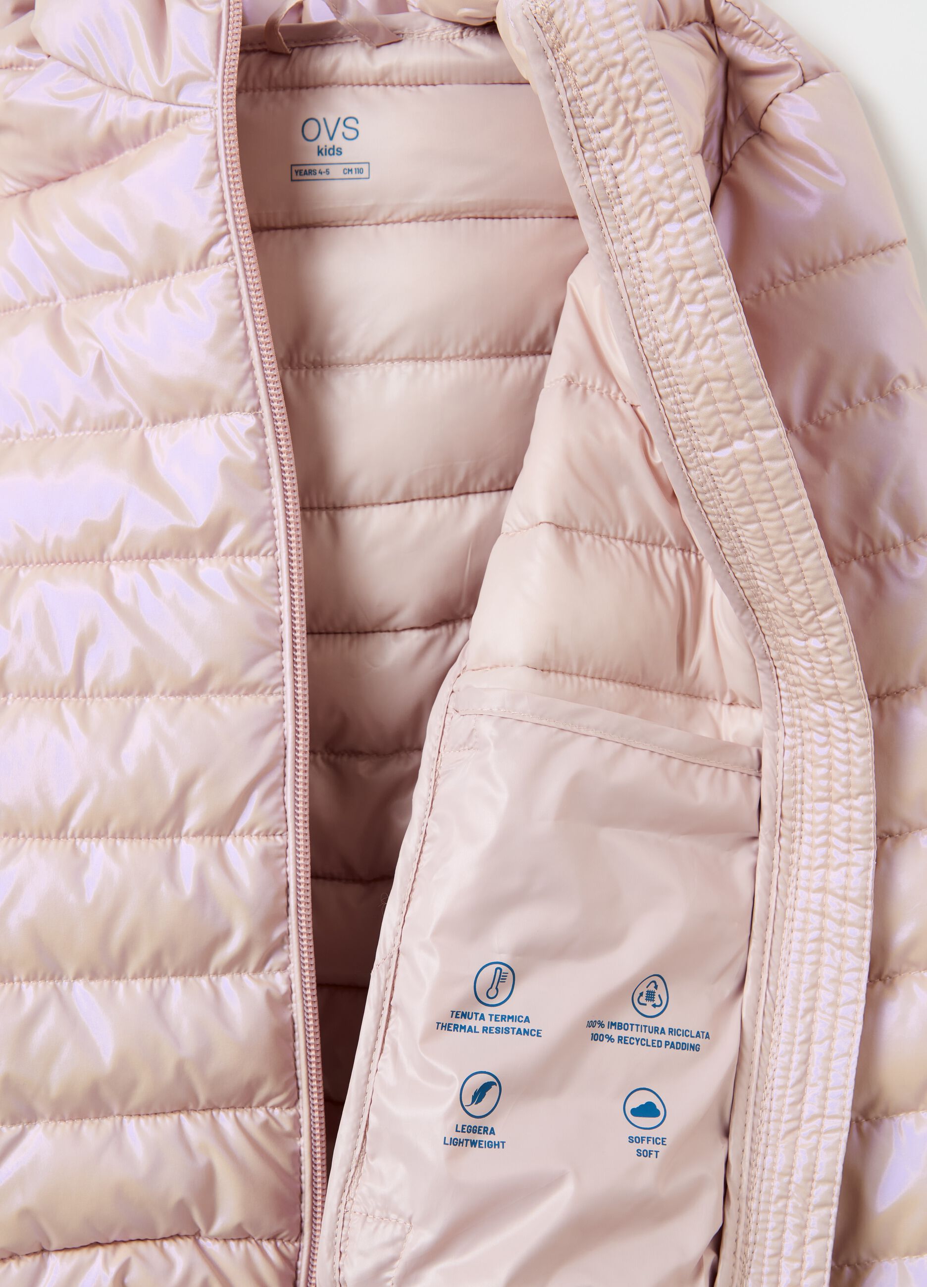 Ultra-light down jacket with hood