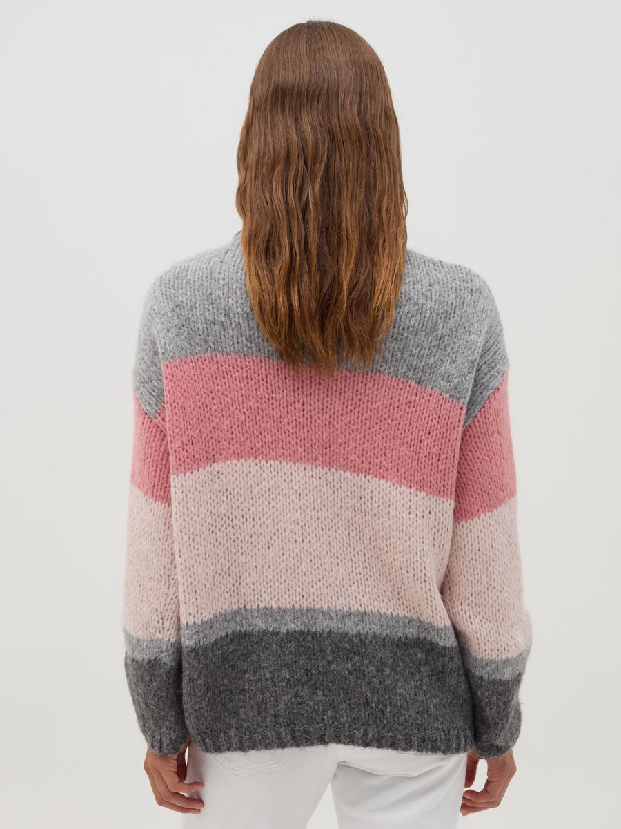 Pullover oversize color-block_3