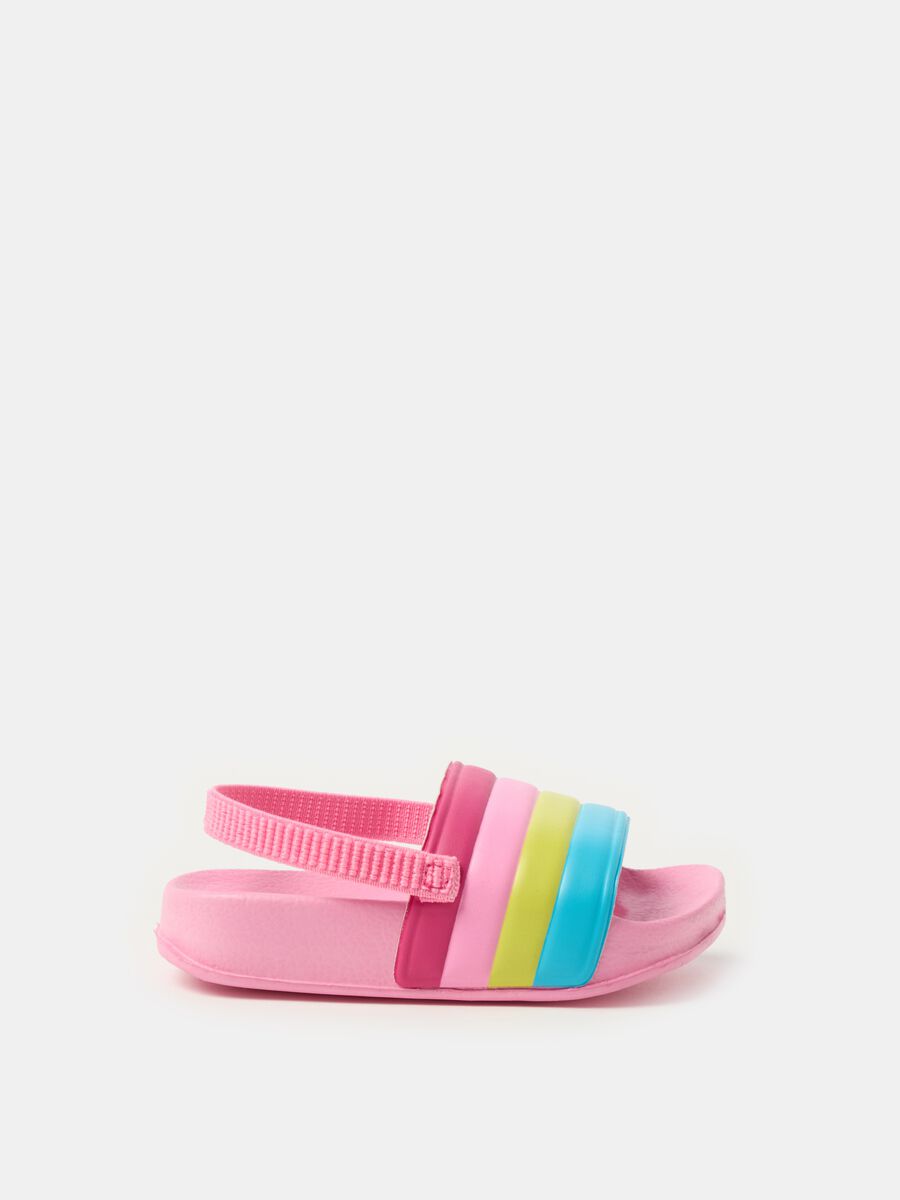 Sandals with striped pattern_0