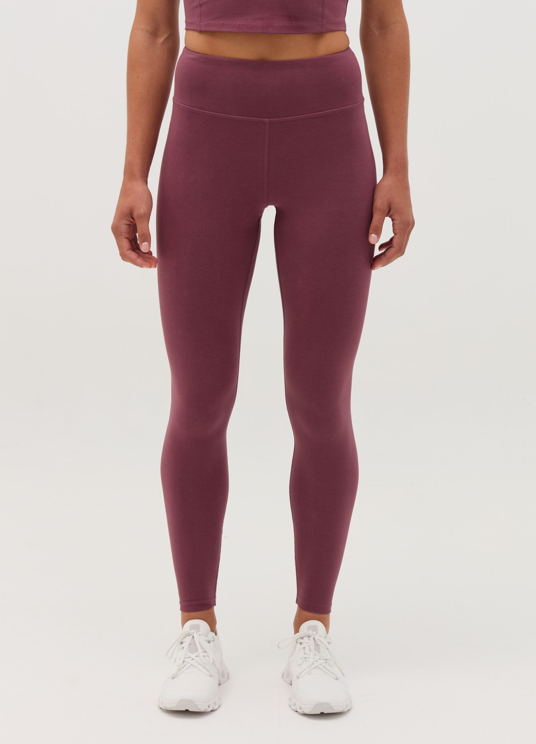 AI•KI stretch organic cotton leggings