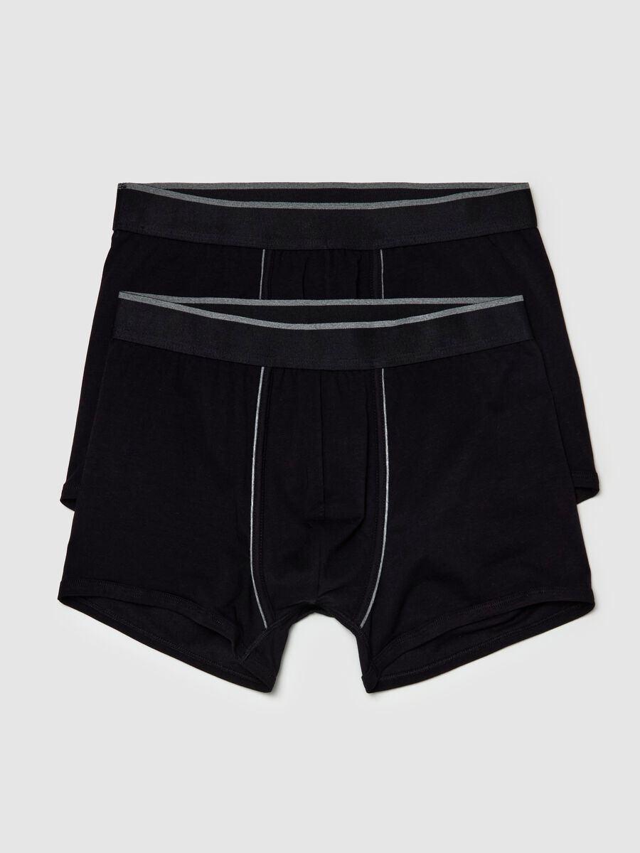 Two-pack boxer shorts with contrasting piping_4