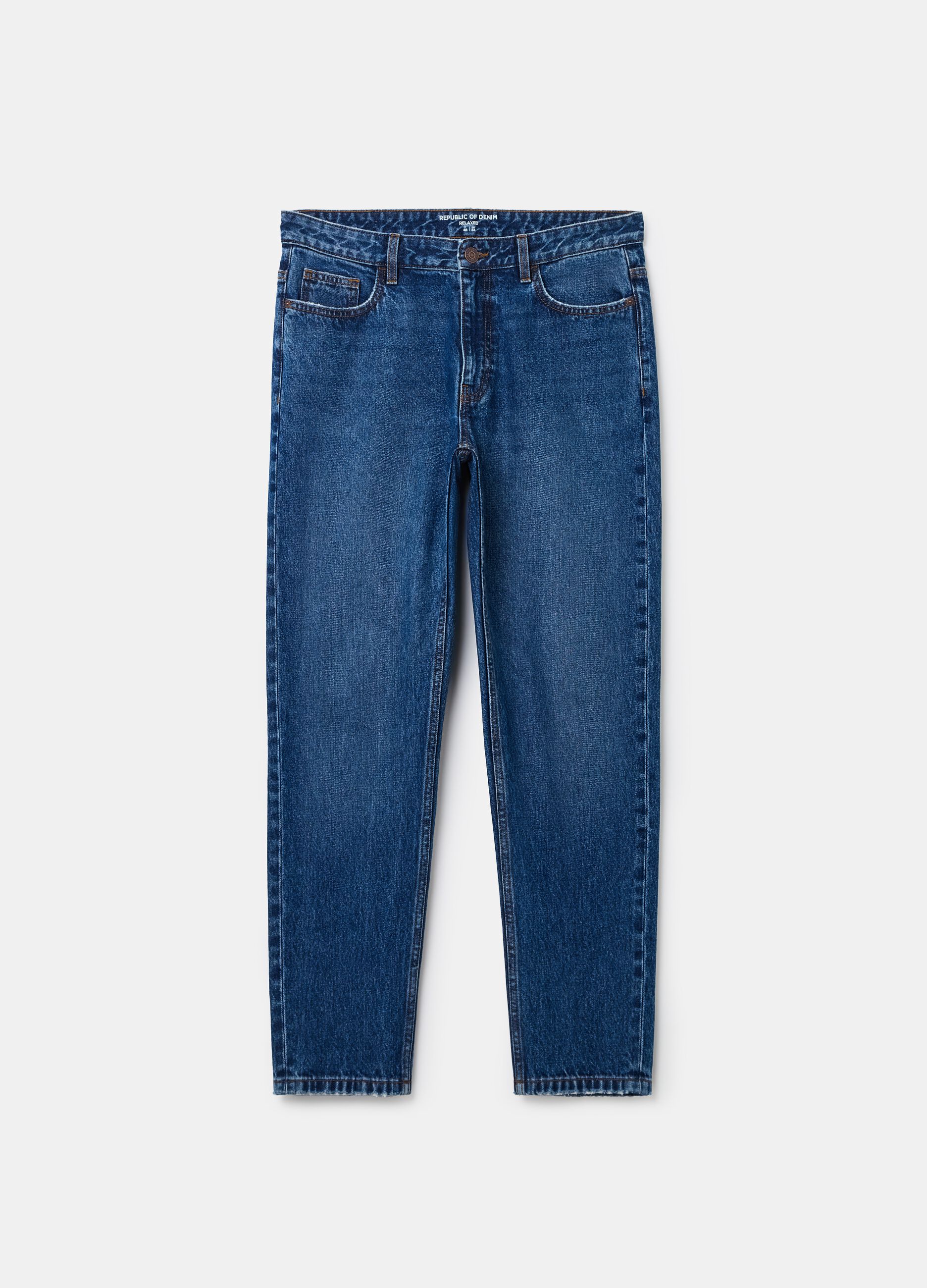 Relaxed-fit jeans with five pockets