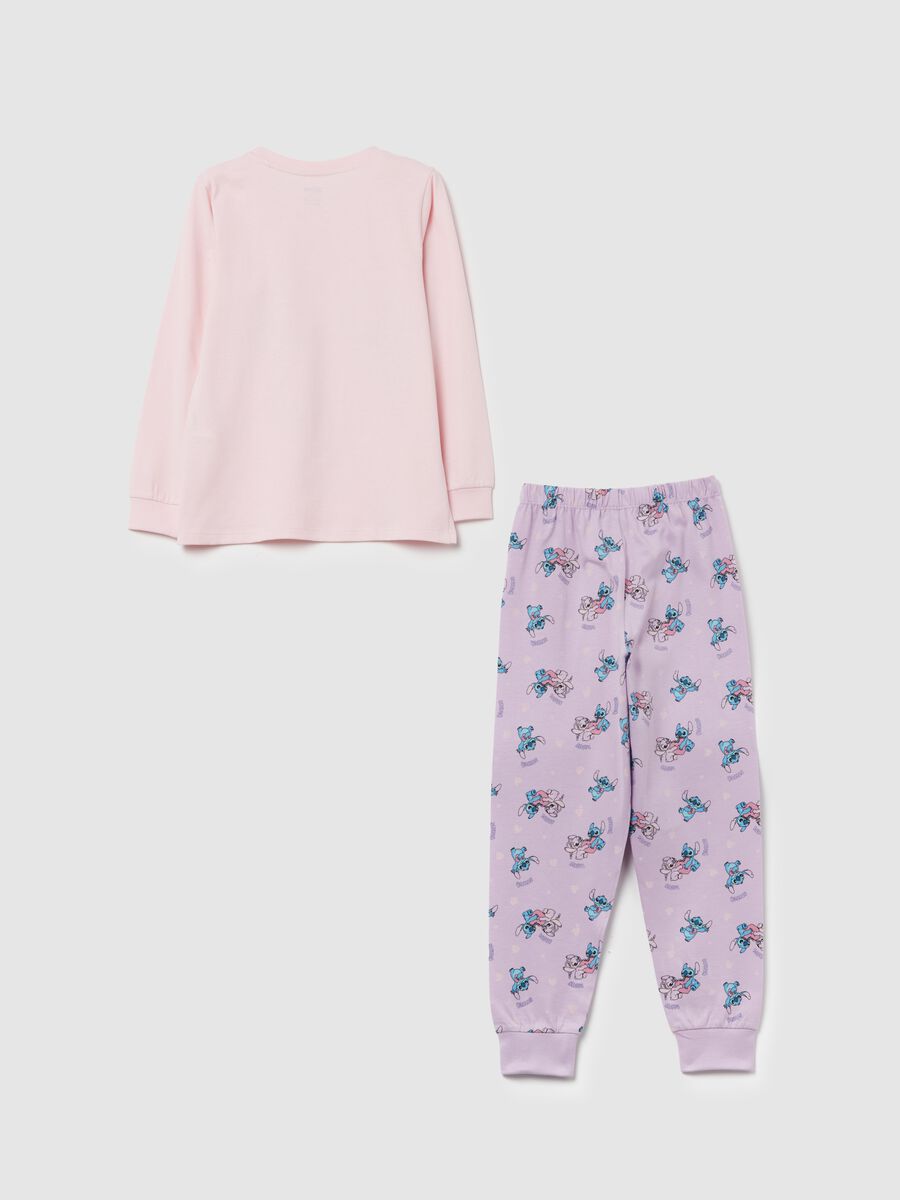 Long pyjamas with "Ohana Means Family" Stitch print_1