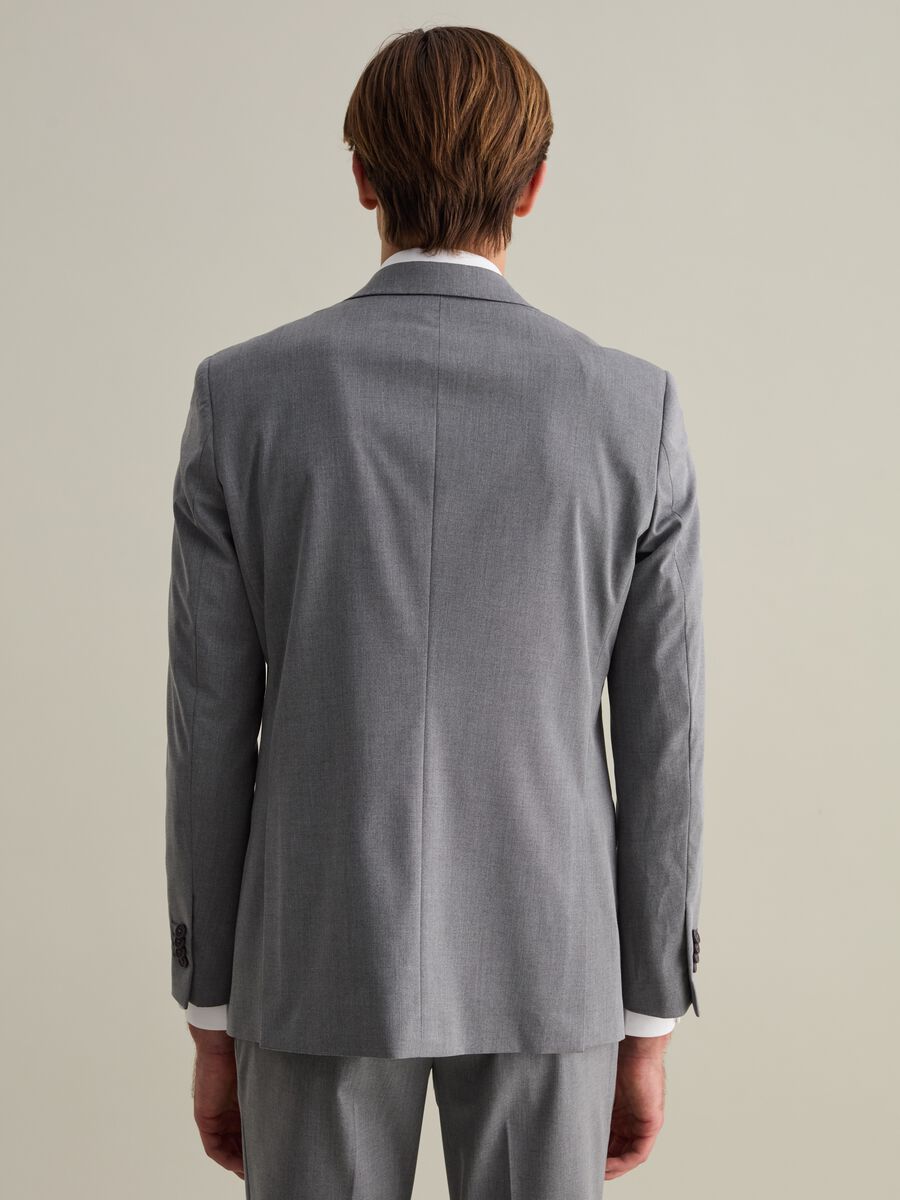 Slim-fit blazer in viscose blend_4