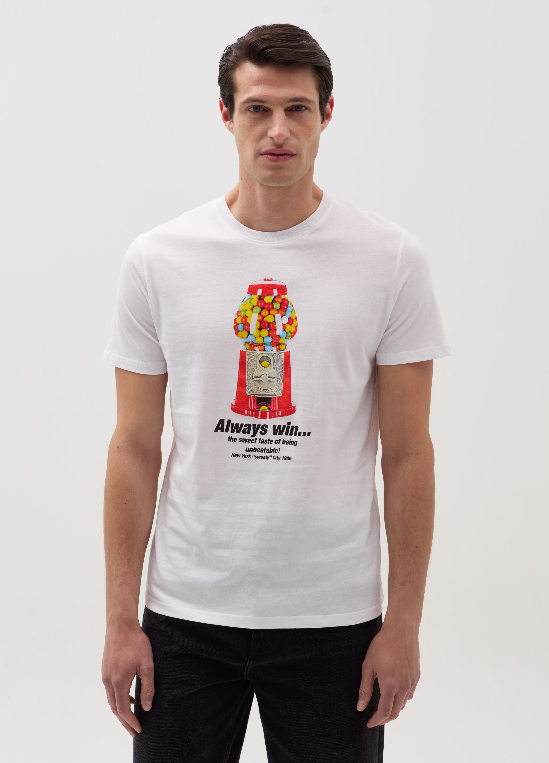 Ovs T-shirt con stampa dispenser retro