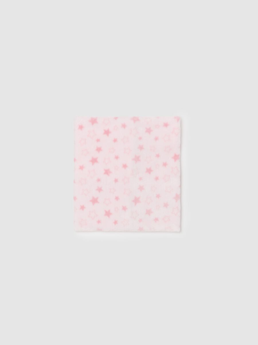 Velour blanket with stars print_1