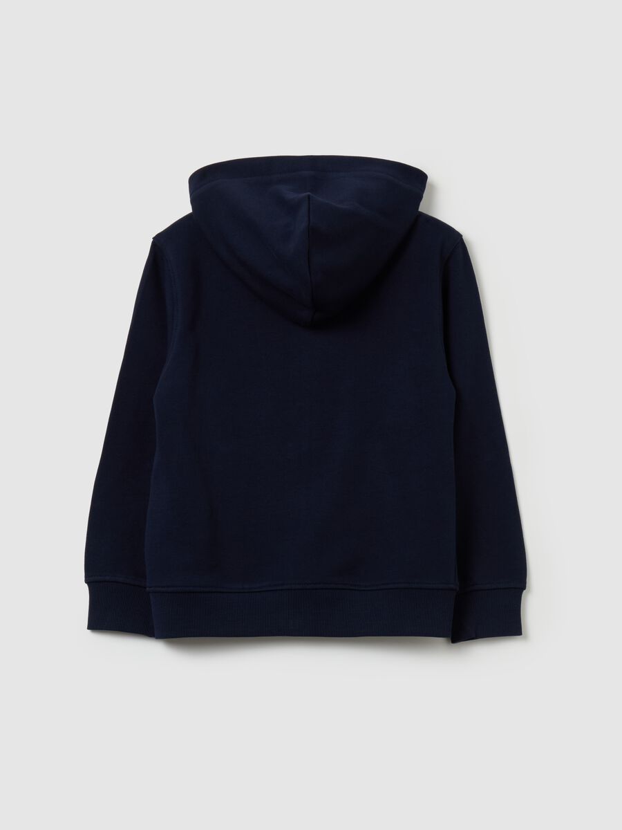 Essential organic cotton full-zip sweatshirt with hood_1