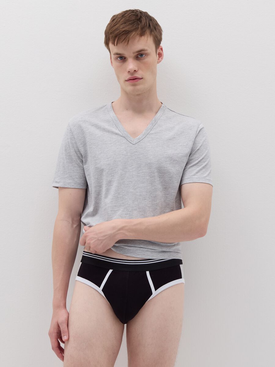 Briefs with contrasting details_0