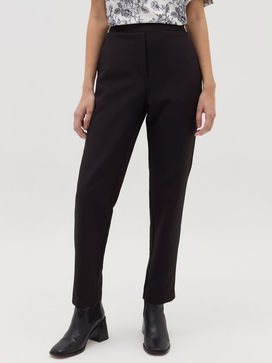 Stretch cigarette trousers_1