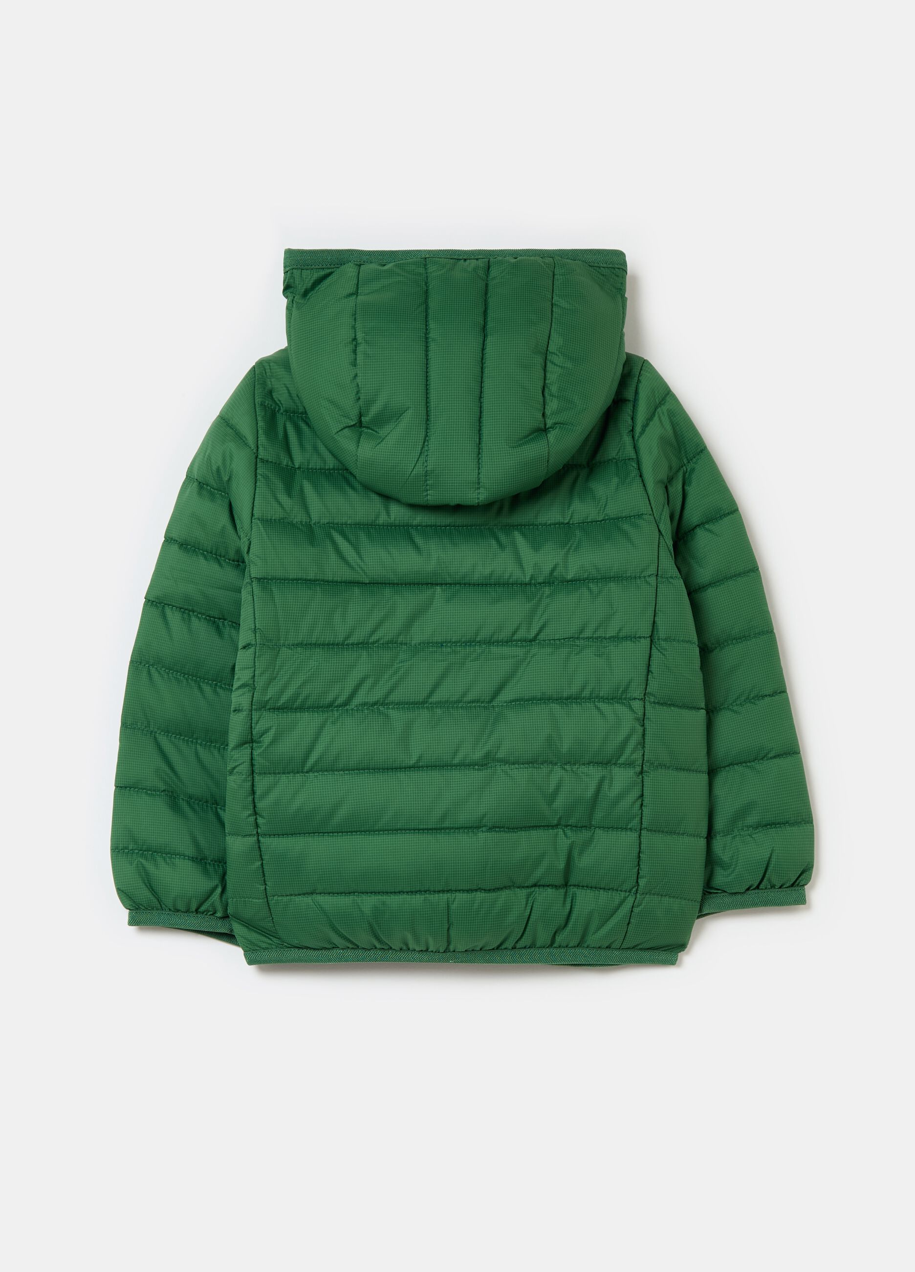 Ultralight down jacket with ripstop weave