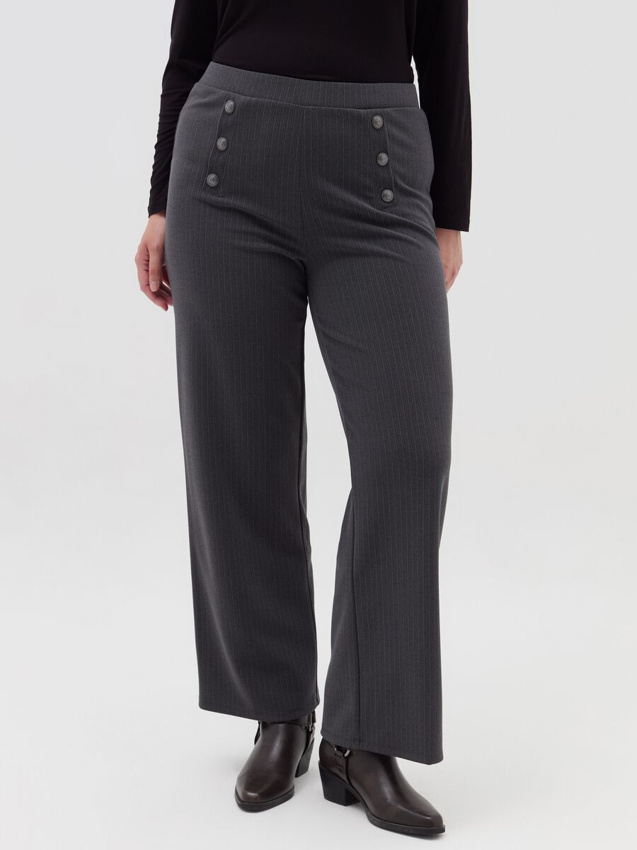 Wide trousers with buttons_1