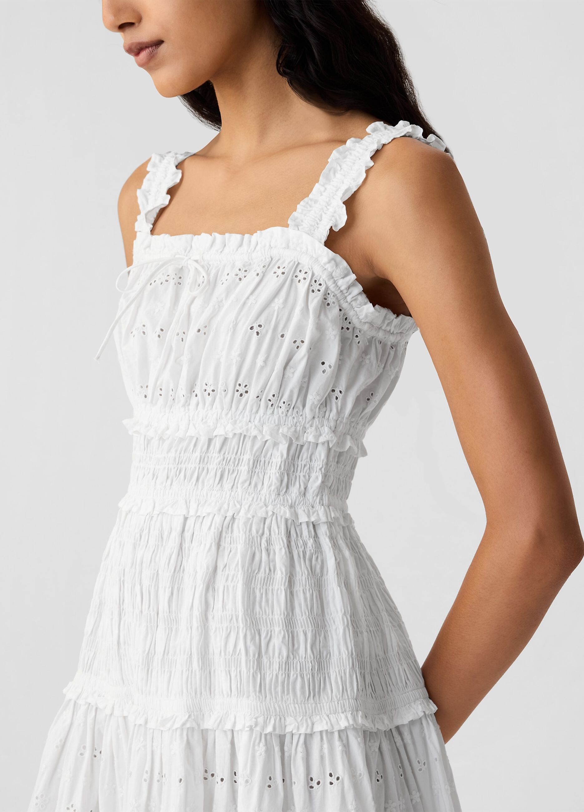 GAP for DÔEN midi dress in broderie anglaise