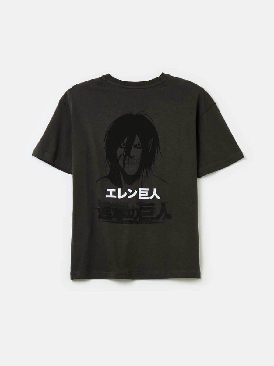 T-shirt with Attack on Titan print_1