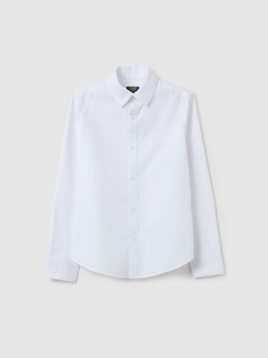 Regular-fit shirt in Oxford cotton_0