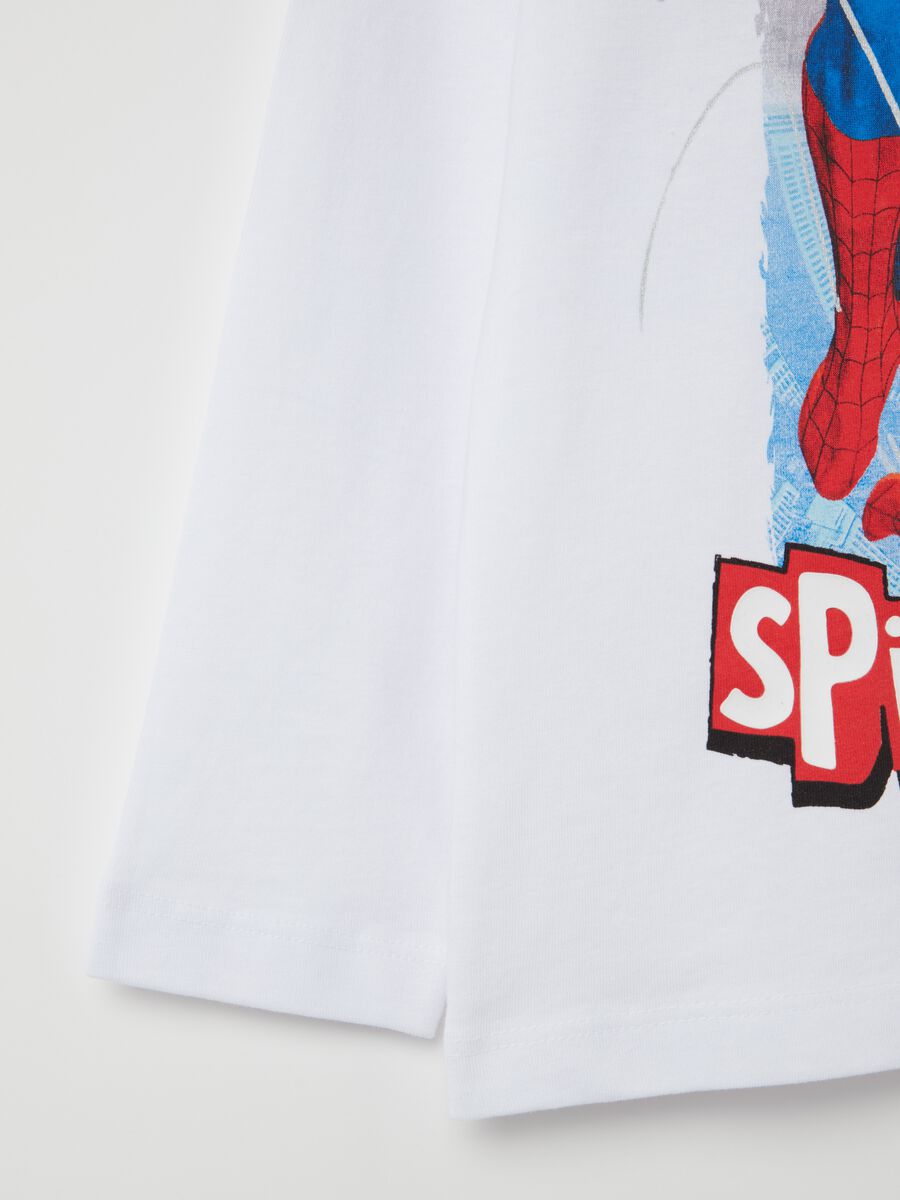 T-shirt with long sleeves and Spider-Man print_3