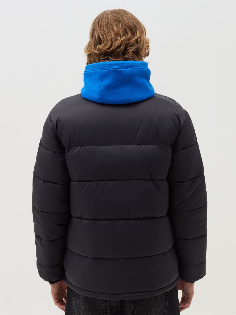 Canada Trail quilted down jacket with high neck_2