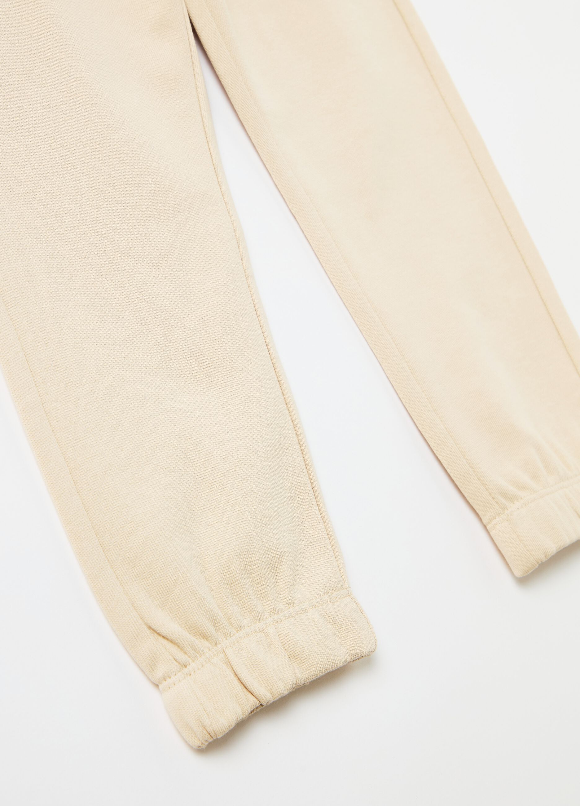 Essential joggers in cotton with drawstring