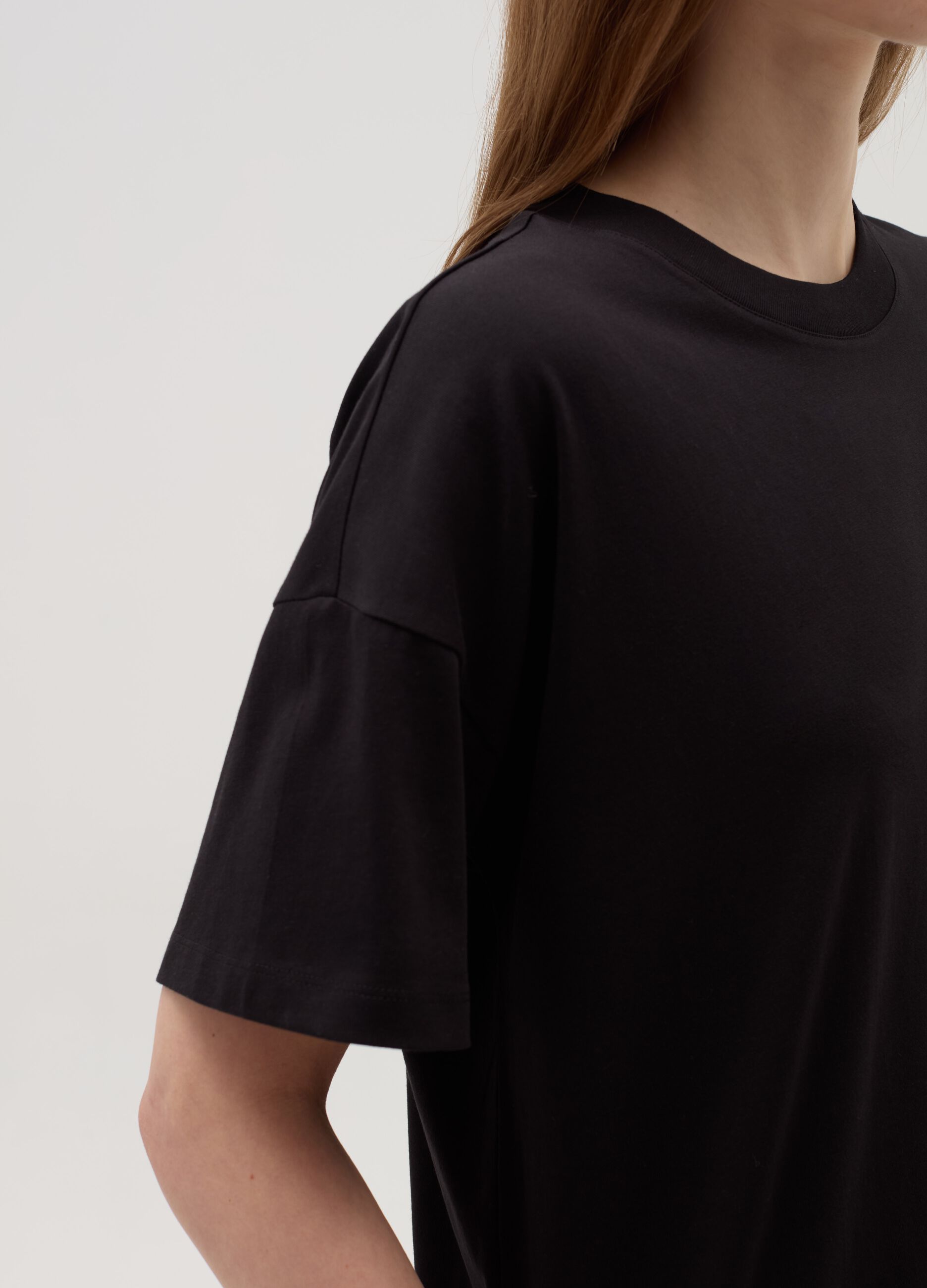 Oversized cotton T-shirt