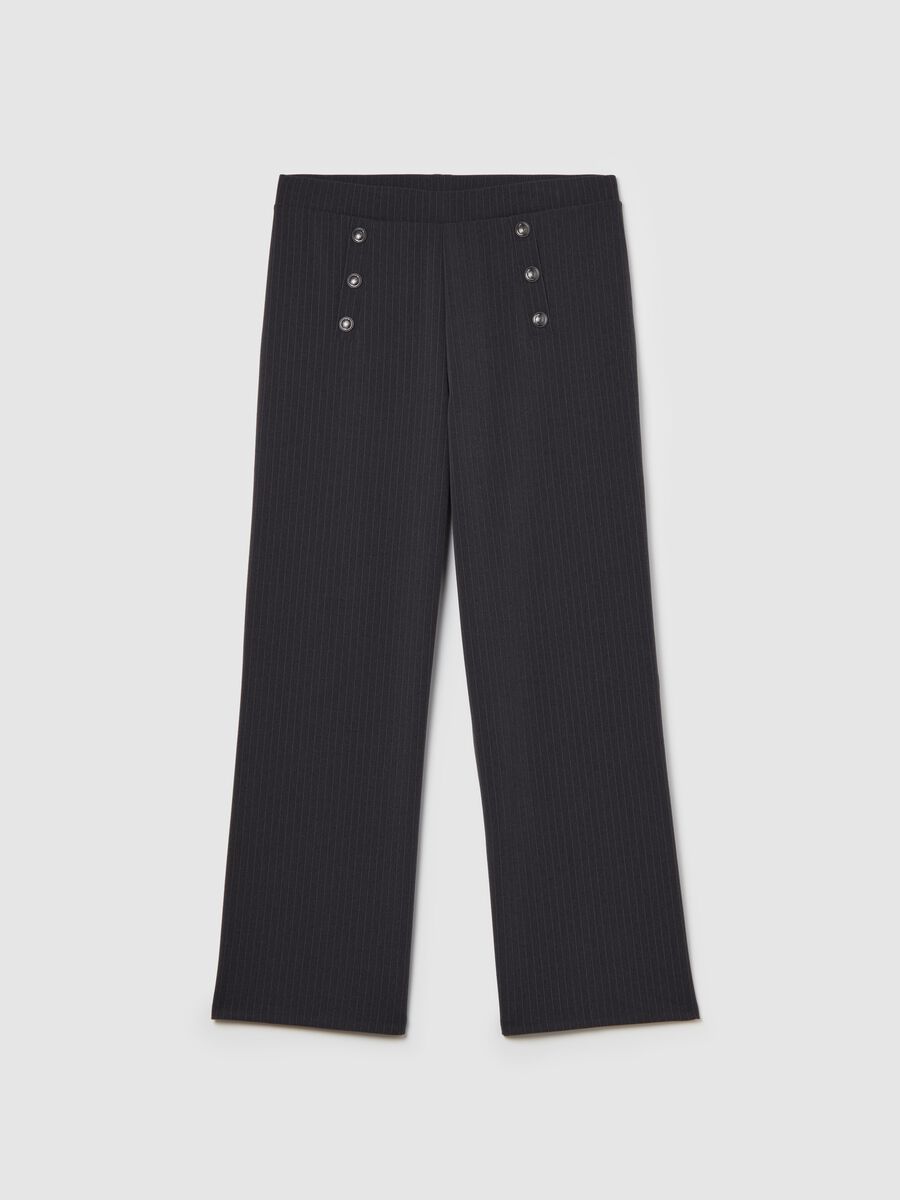 Wide trousers with buttons_4