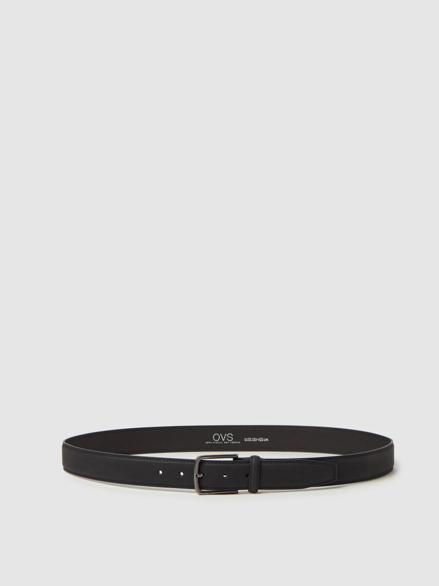 Belt with metal buckle_0