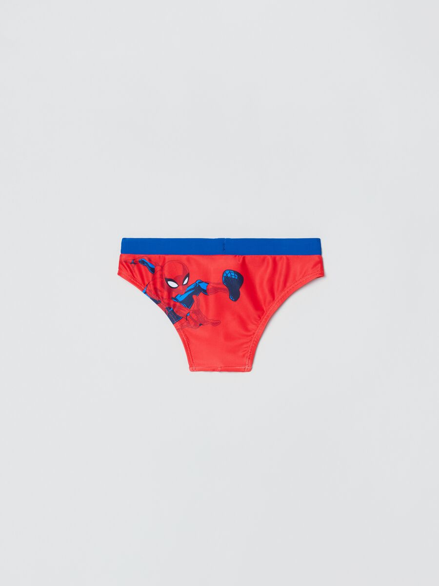 Swim briefs with Spider-Man print_1