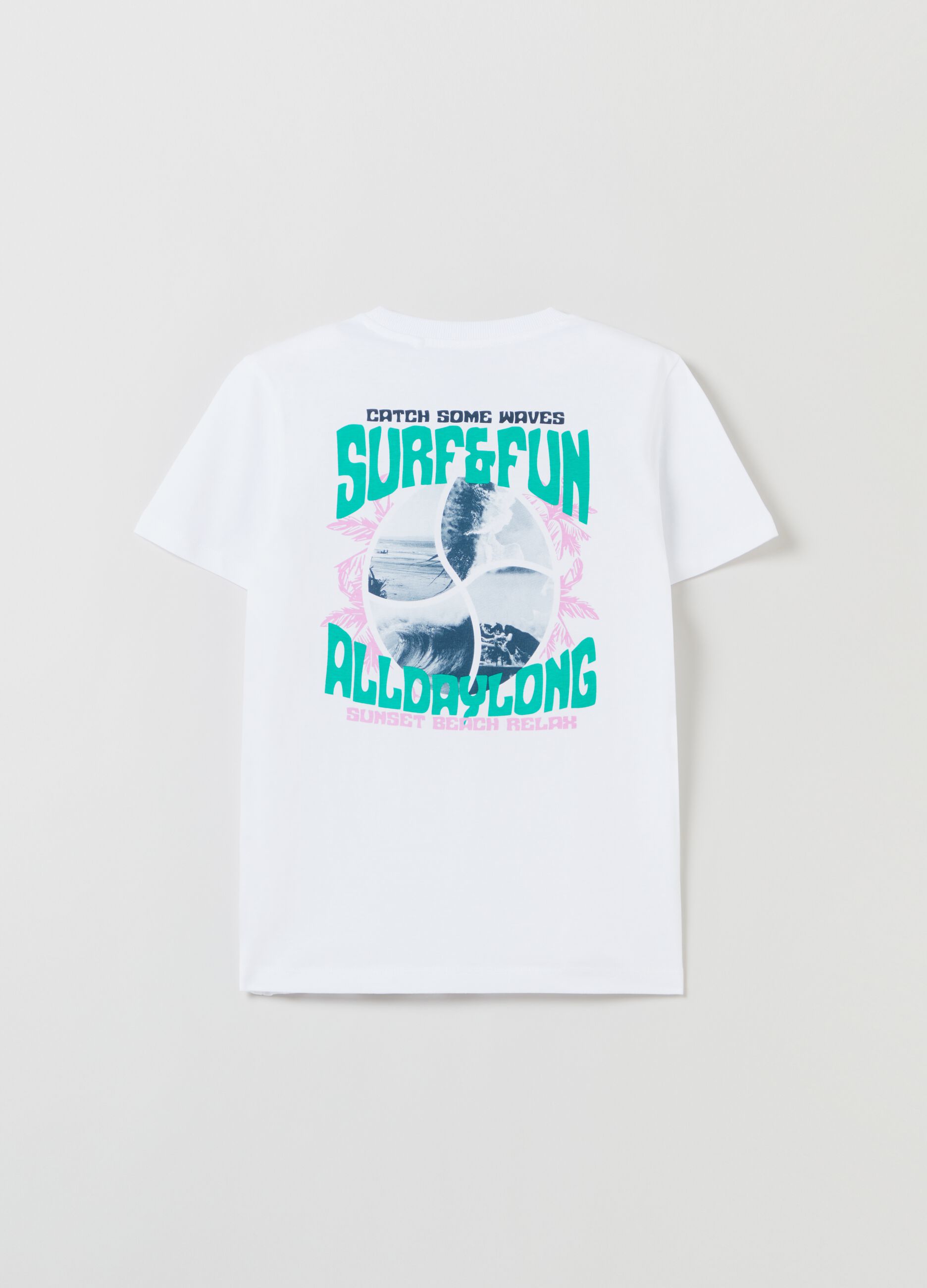 Grand&Hills T-shirt with surf print