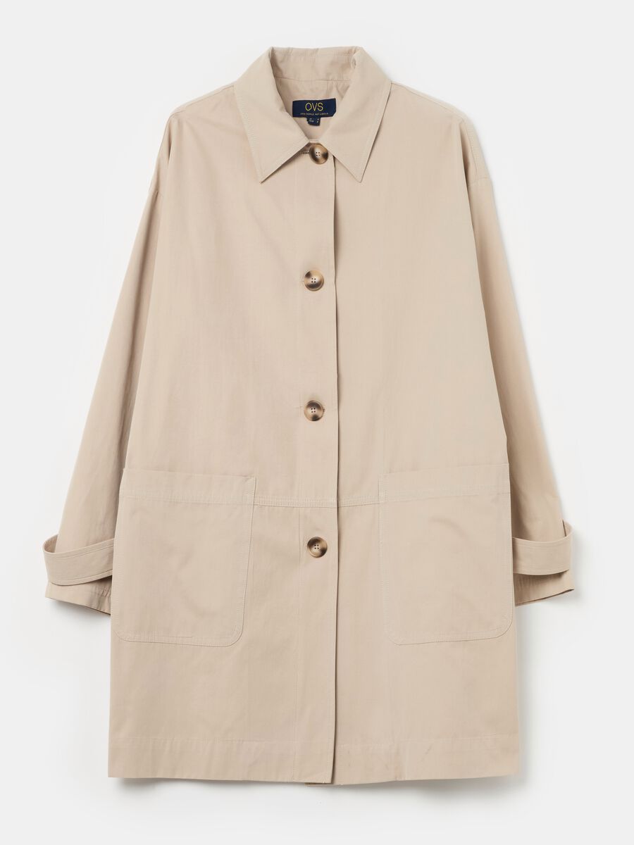 Long trench coat with pockets_4