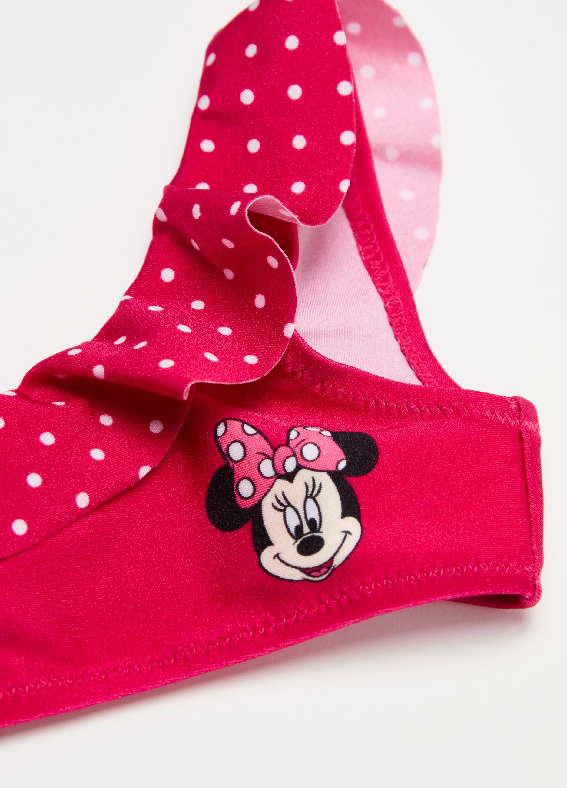 Bikini with Minnie Mouse and polka dot print