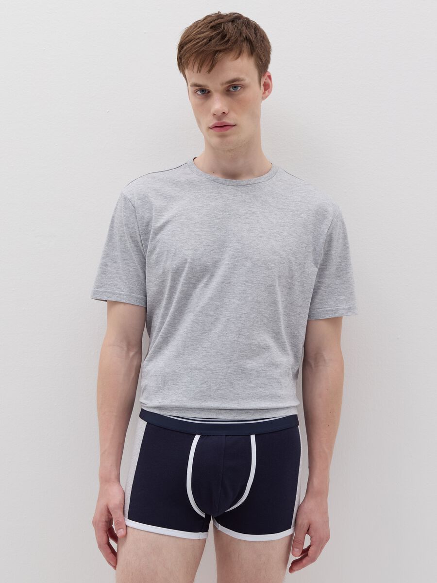 Boxer shorts with contrasting details_0