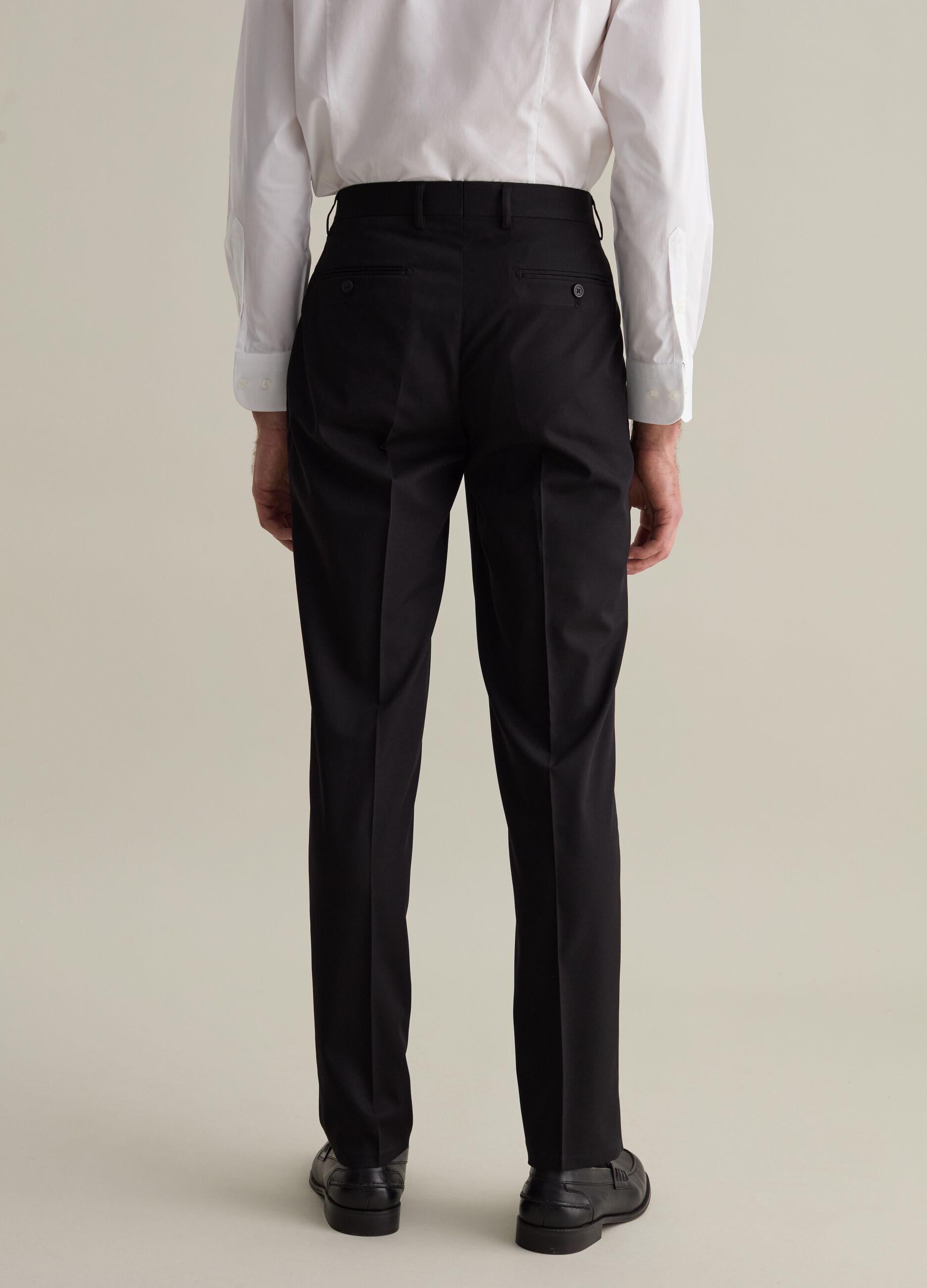 Slim-fit trousers in stretch twill