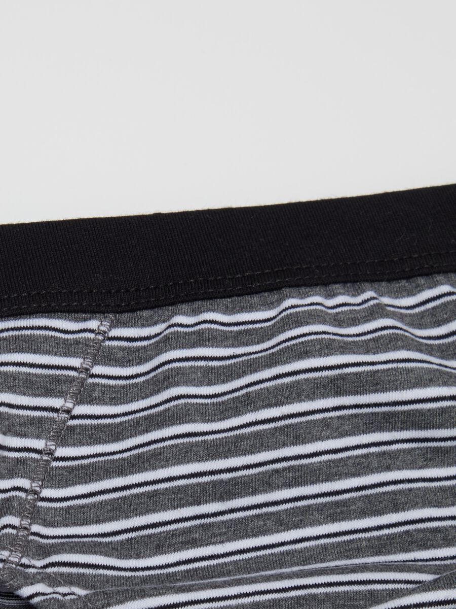 Briefs in organic cotton with striped pattern_2