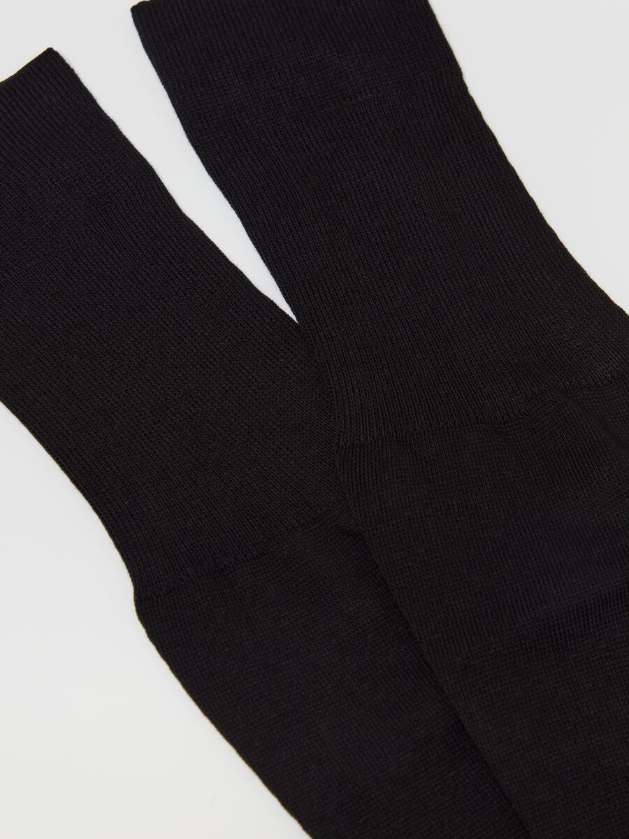 Two-pair pack long organic cotton socks_2