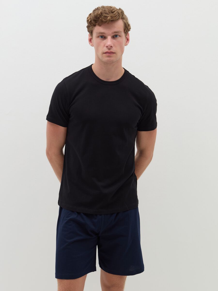 Two-pack undershirts with round neck in jersey_0