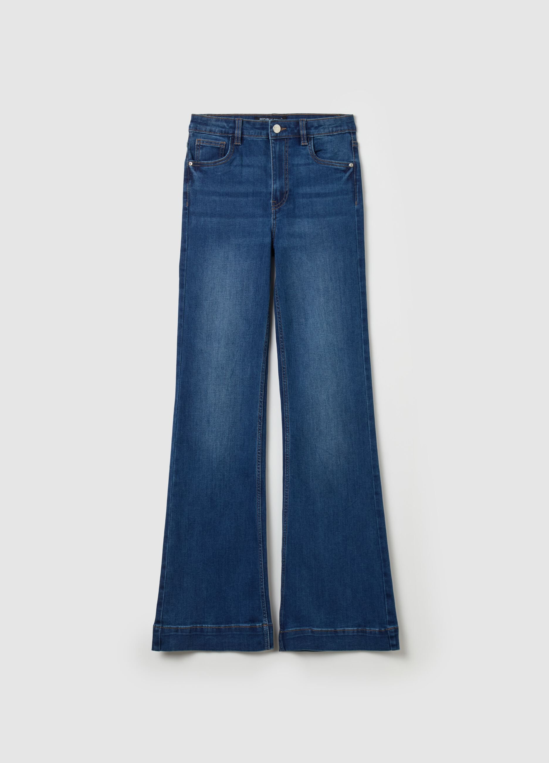 Bootcut stretch fit jeans