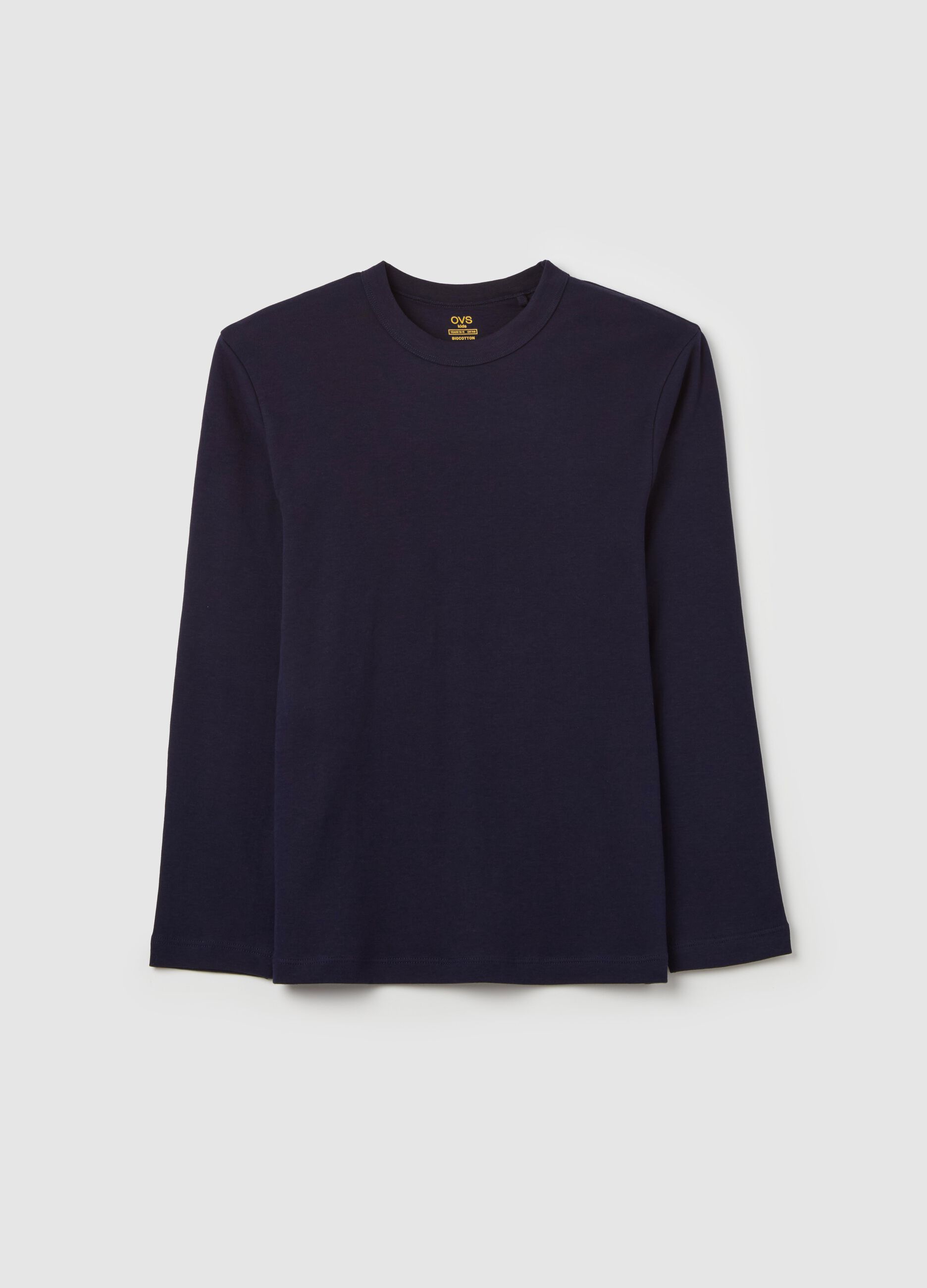 Essential long-sleeved T-shirt in organic cotton