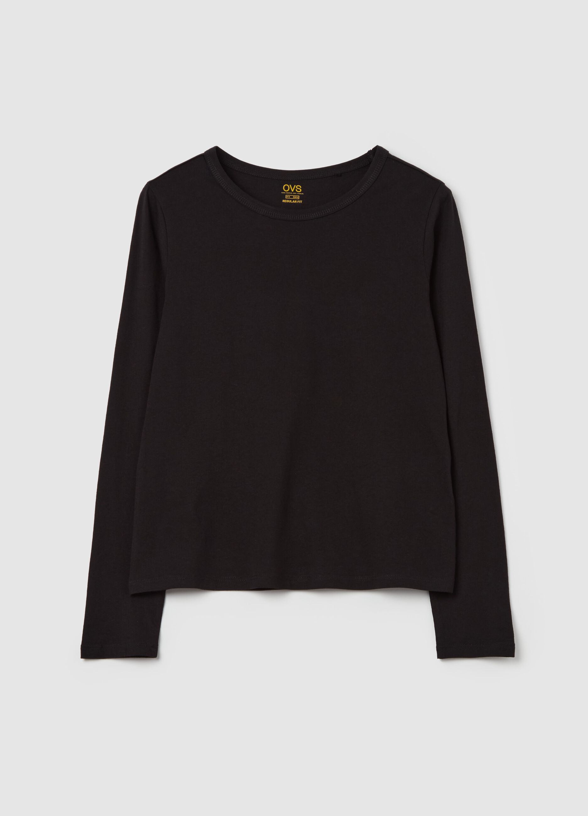 Long-sleeved T-shirt in cotton