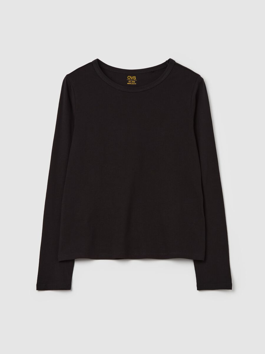 Long-sleeved T-shirt in cotton_4