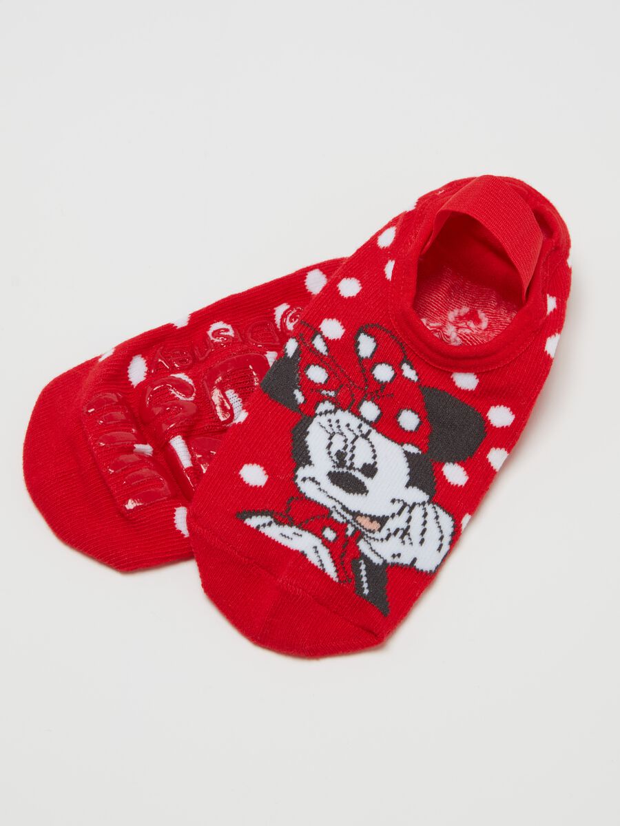 Two-pair pack Minnie Mouse slipper socks in organic cotton_2